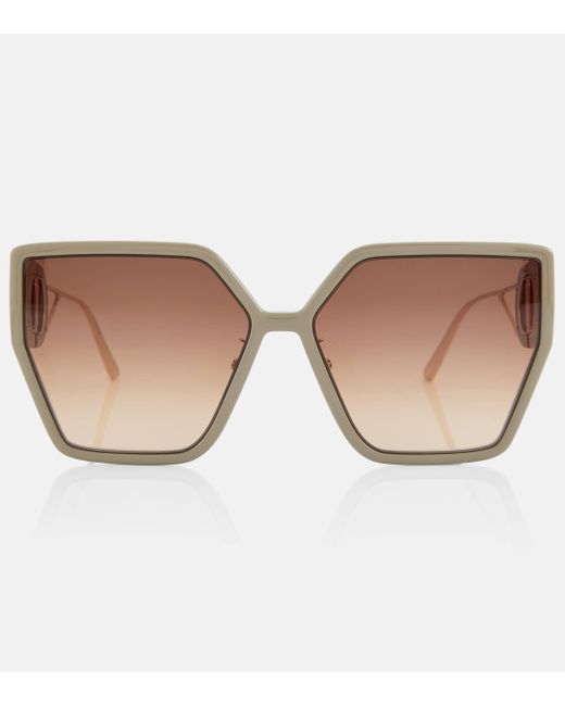 Dior Brown 30montaigne S3u Flat-brow Sunglasses