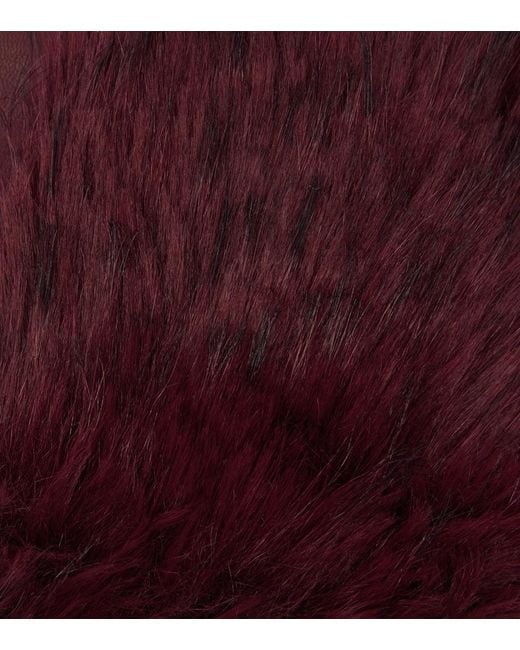 Goldbergh Purple Hill Leather Mittens