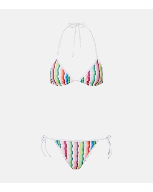 Missoni White Zigzag Bikini