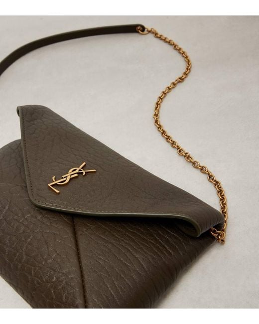 Borsa A Spalla Cassandre Mini di Saint Laurent in White