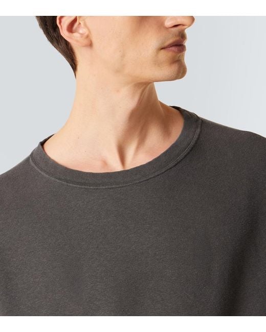 Our Legacy Gray Slack Cotton And Linen-Blend Sweatshirt for men
