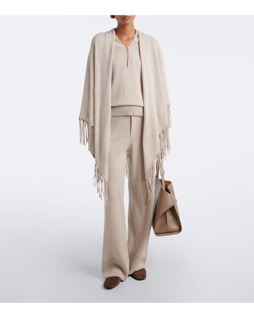 Jardin Des Orangers White Wool And Cashmere Sweater