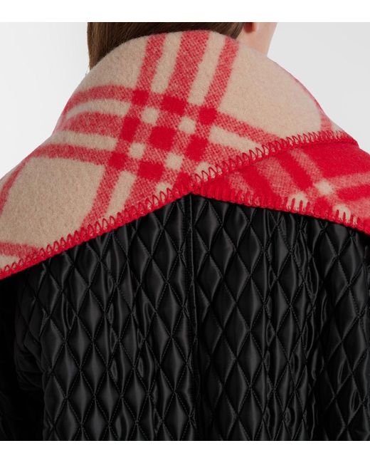 Sciarpa Check di Burberry in Red