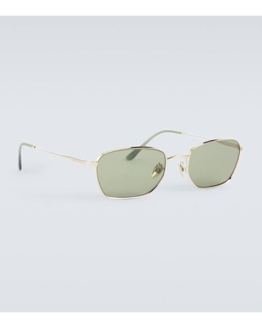 Giorgio Armani Eckige Sonnenbrille in Metallic für Herren