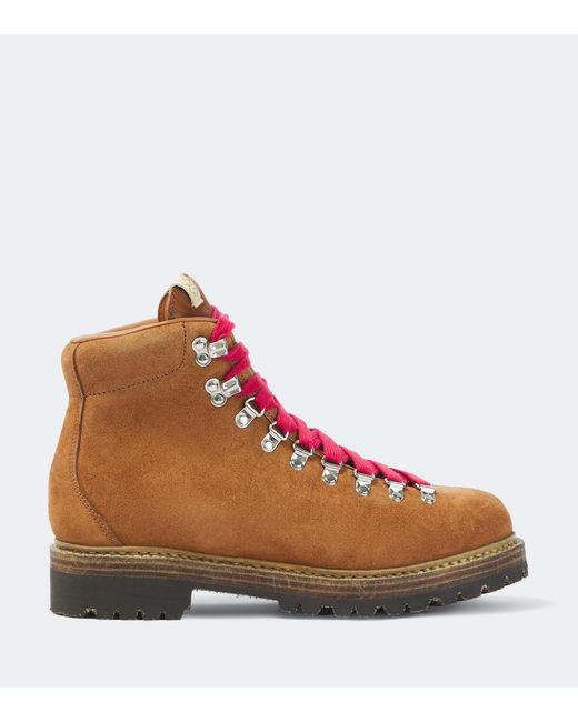 Visvim Brown Whymper Suede Ankle Boots for men
