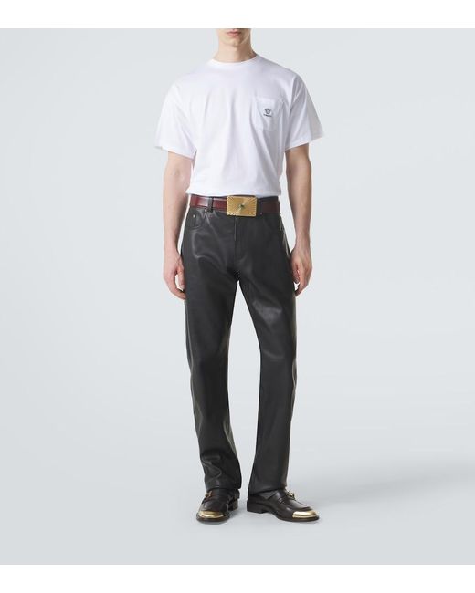 Versace White Medusa Cotton Jersey T-Shirt for men