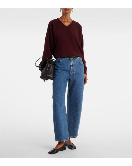 FFORME Blue Barrel-Leg Jeans