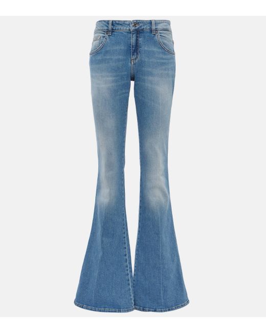 Blumarine Blue Flared Jeans