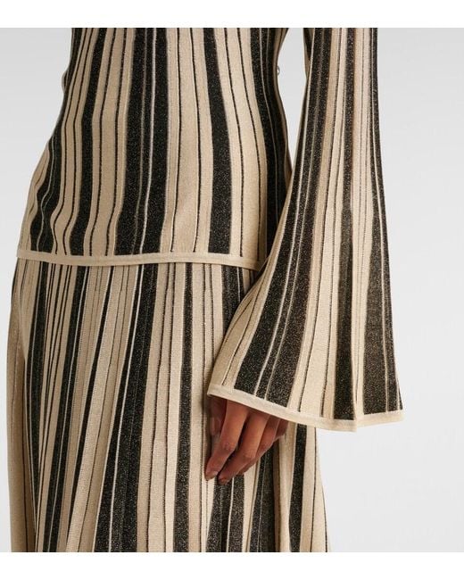 Zimmermann Black Striped Top