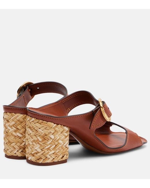 Zimmermann Brown Solena Leather Mules