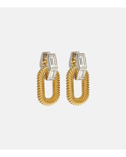 Rabanne Metallic Link Xl Drop Earrings