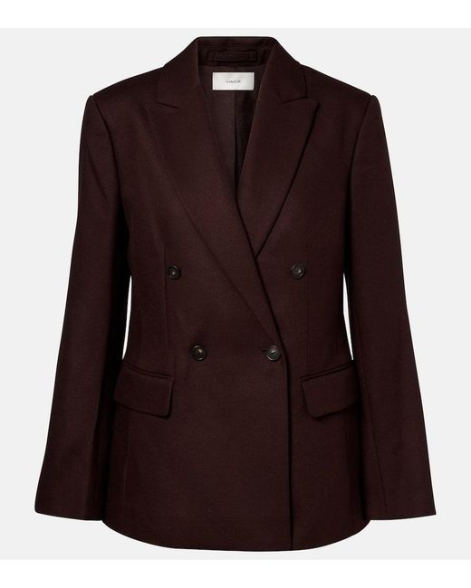 Blazer Doppiopetto di Vince in Brown