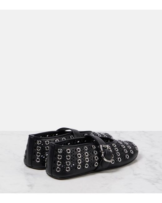 Alaïa Black Ballet Flat