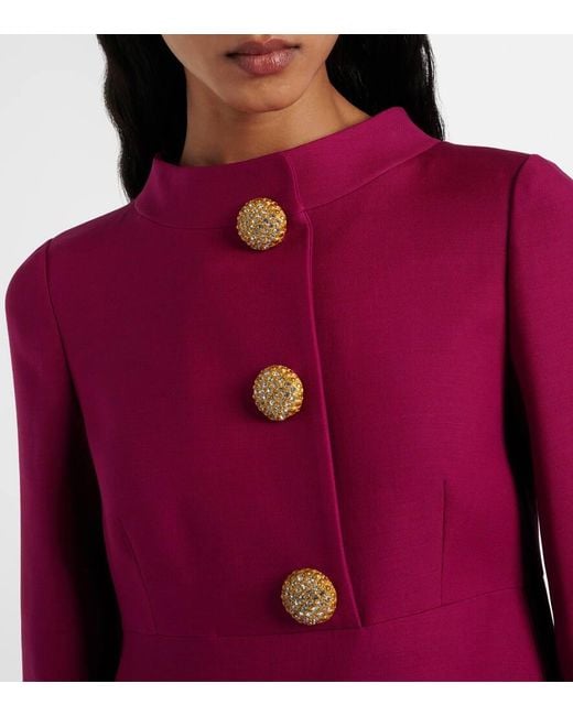 Abito Midi di Valentino in Purple