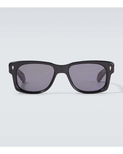 Jacques Marie Mage Brown X Jeff Goldblum Fly Square Sunglasses for men