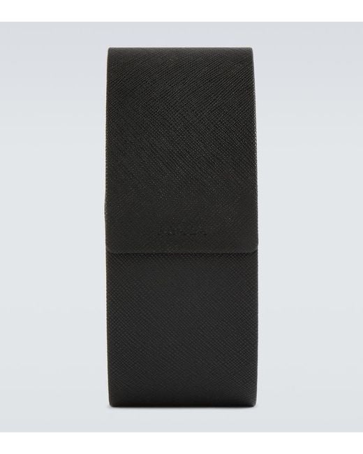 Prada Gray Square Acetate Sunglasses for men