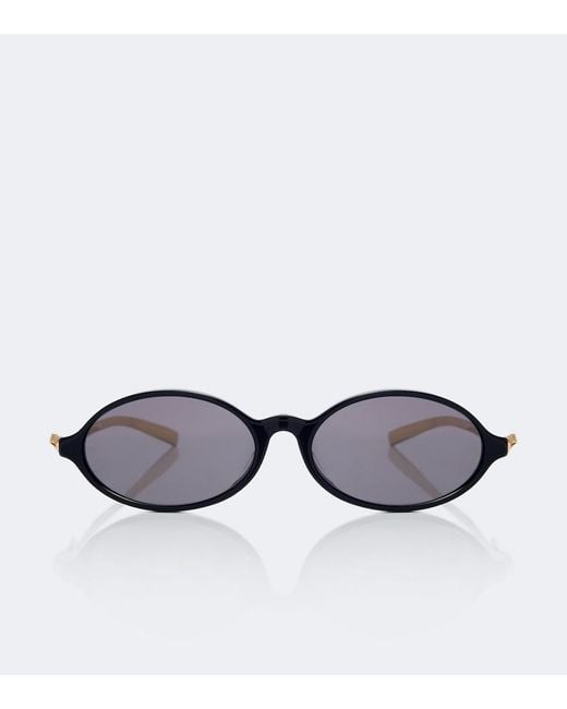 Dior Black Dior Bow R2I Oval Sunglasses