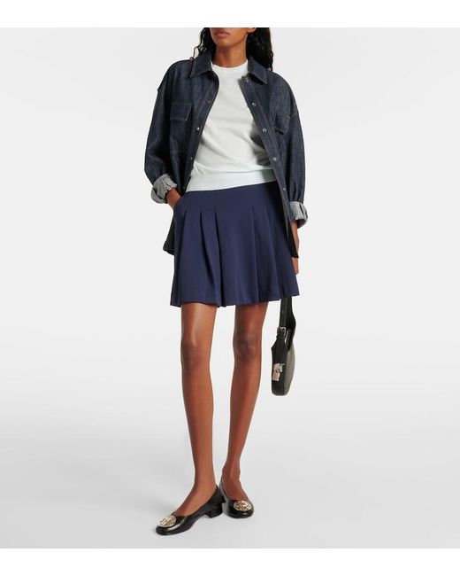 Jersey De Algodon Tory Burch de color White