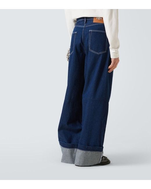 Jean Ample A Ornements Simone Rocha pour homme en coloris Blue