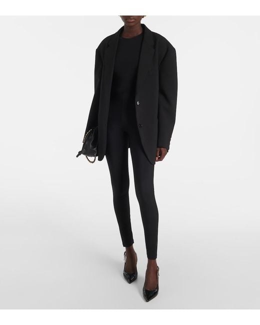 Wolford Blue Scuba Jersey Leggings
