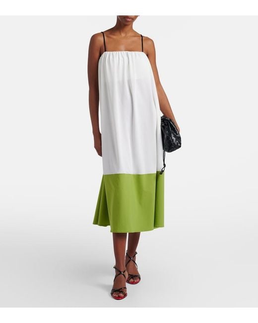 Proenza Schouler White Label Saria Crepe Jersey Midi Dress