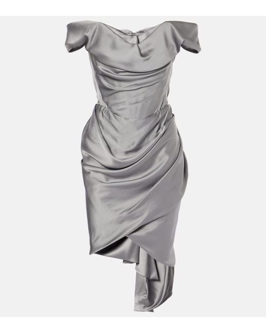 Robe De Mariee Nova Cora En Satin Vivienne Westwood en coloris Gray