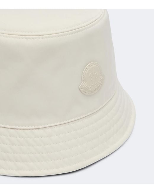 Moncler White Bucket Hat