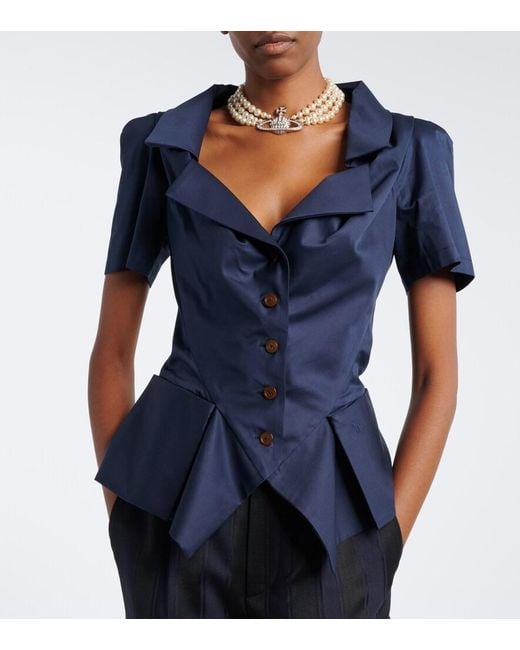 Vivienne Westwood Blue Monday Cotton Top