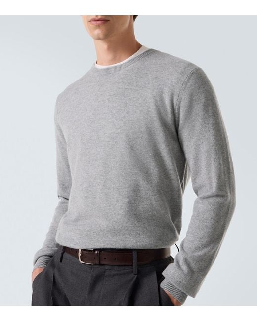 Pull En Cachemire Rubinacci pour homme en coloris Gray