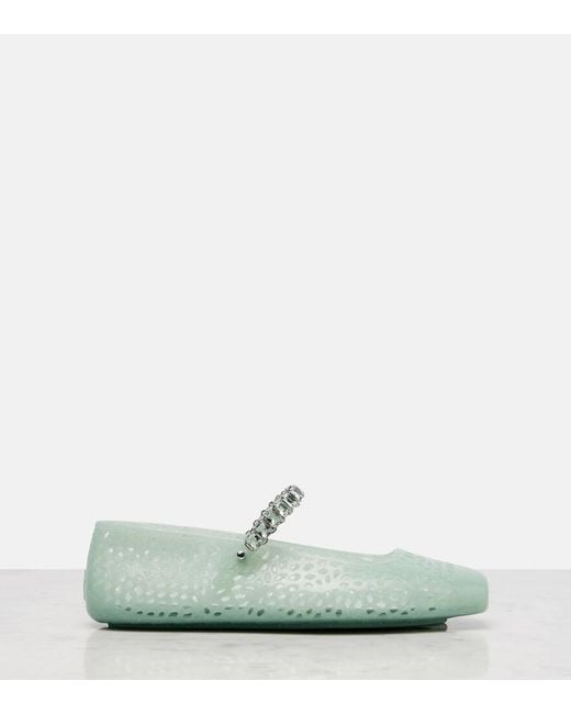 Jimmy Choo Green The Jelly Ballets