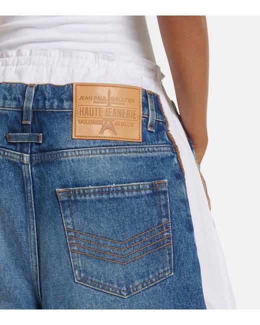 Jean Paul Gaultier Blue Wide-Leg Jeans