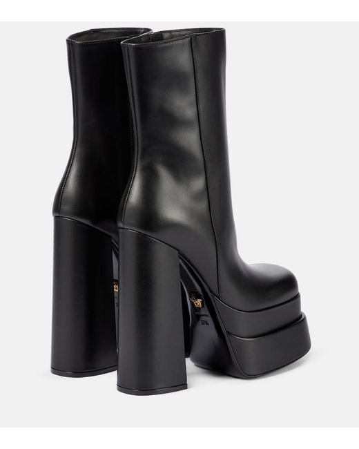 Versace Black Aevitas Platform Boots