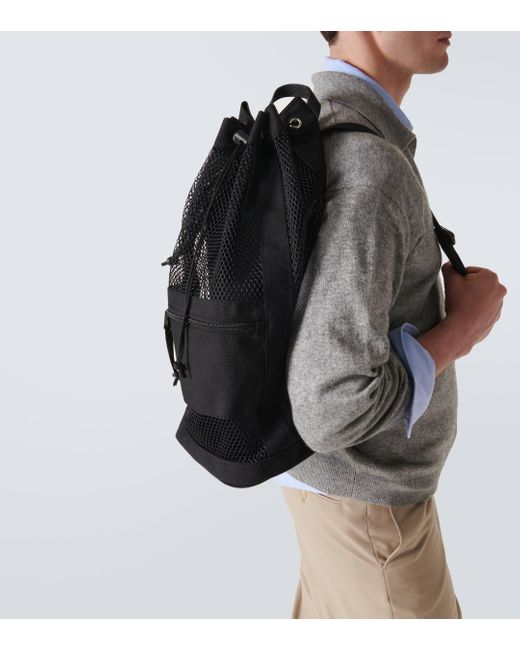 Auralee Black X Aeta Small Mesh Backpack for men
