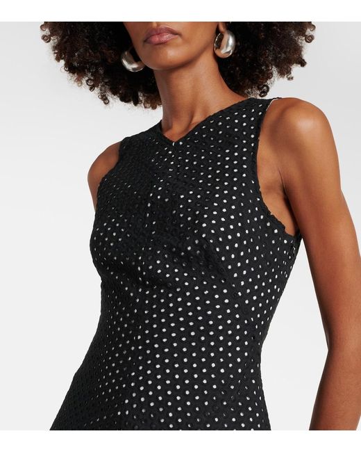 Proenza Schouler Black Label Juno Broderie Anglaise Midi Dress