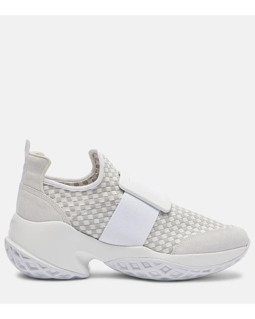 Roger Vivier White Sneakers Viv' Run
