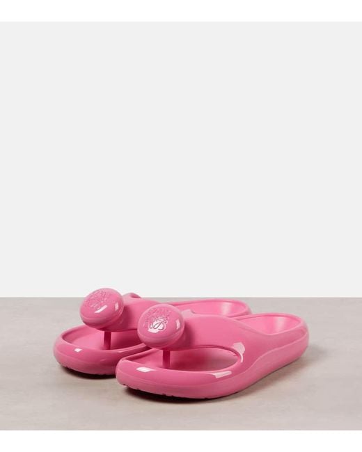 Loewe Pink Paula's Ibiza Sandalen Foam Pebble