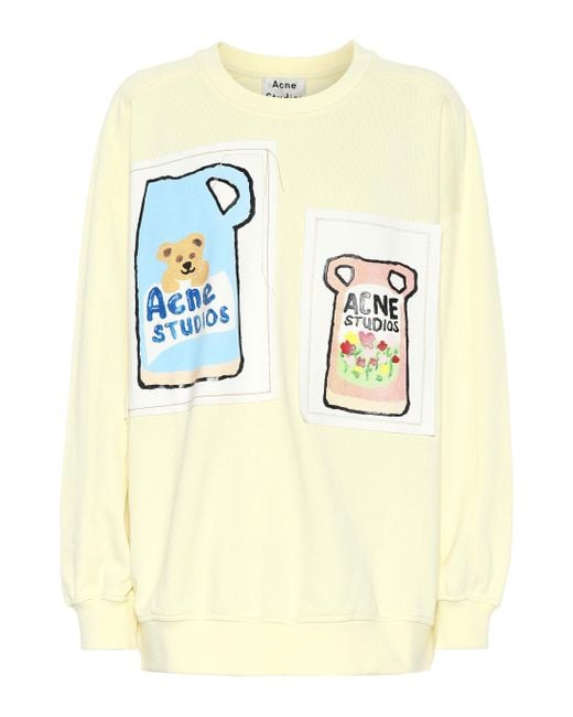 Acne studios sales embroidered logo sweatshirt