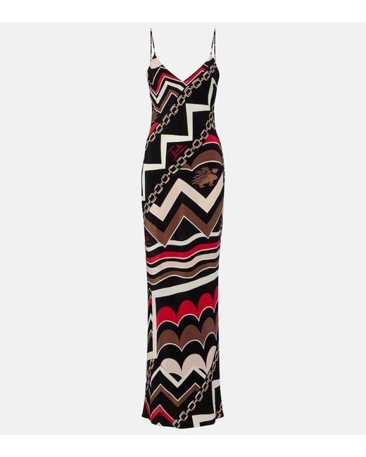 Emilio Pucci White Istrice Silk Slip Dress