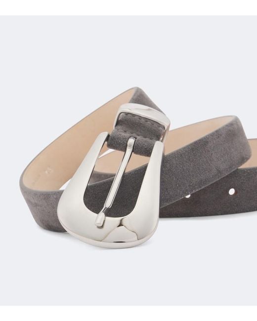 DEHANCHE Metallic Colette Suede Belt