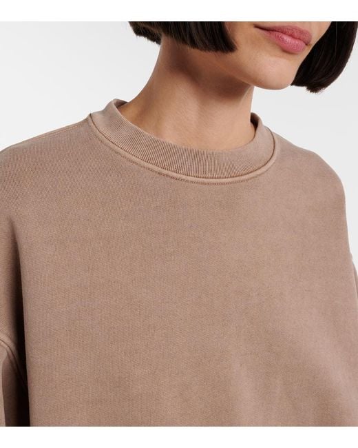 SLVRLAKE Denim Natural Cotton Jersey Sweatshirt