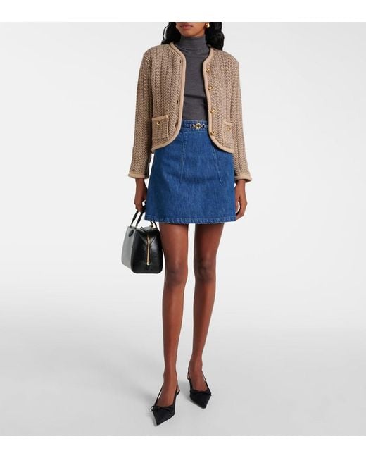 Patou Natural Wool And Alpaca Cardigan