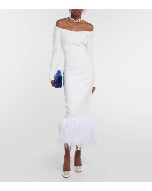 Manolo Blahnik White Bridal Pumps Hangisi 105 Aus Satin Mit Kristallen