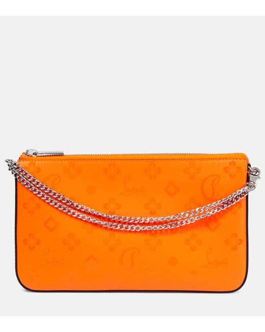 lv bag orange chain