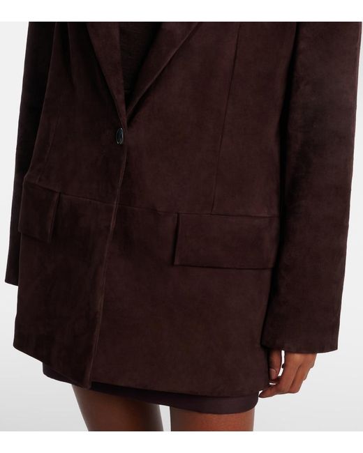 Stouls Purple Dublin Suede Blazer