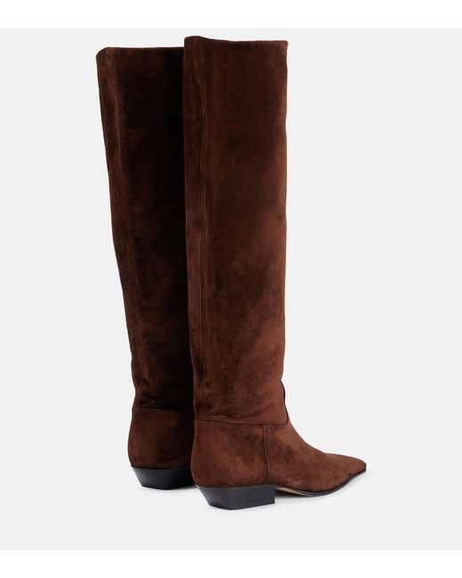 Khaite Brown Marfa Classic Flat Knee High Boot