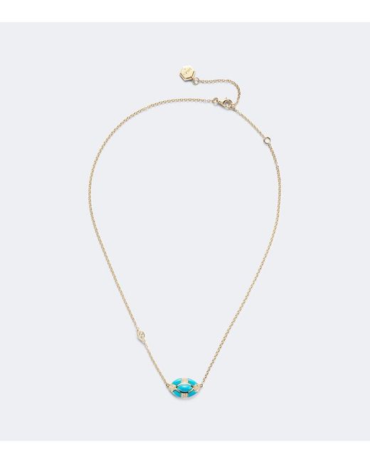 SHAY Blue Riviera 18Kt Necklace With And Diamonds