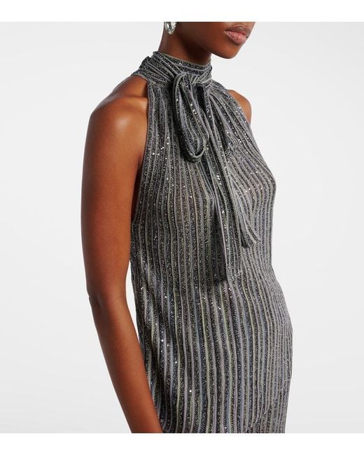 Missoni Gray High-Nek Top