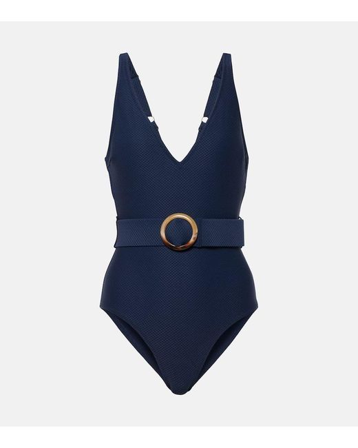 Heidi Klein Blue Badeanzug Porto Cervo