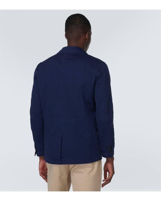 Blazer en coton Polo Ralph Lauren pour homme en coloris Blue