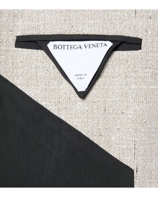 Bottega Veneta Gray Double-Breasted Blazer for men